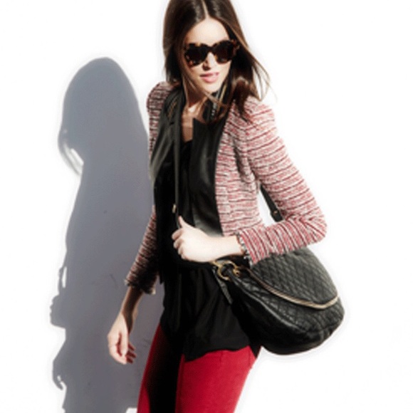 Amrita Singh Metallic Messenger Bag Fuchsia - Picture 2 of 2